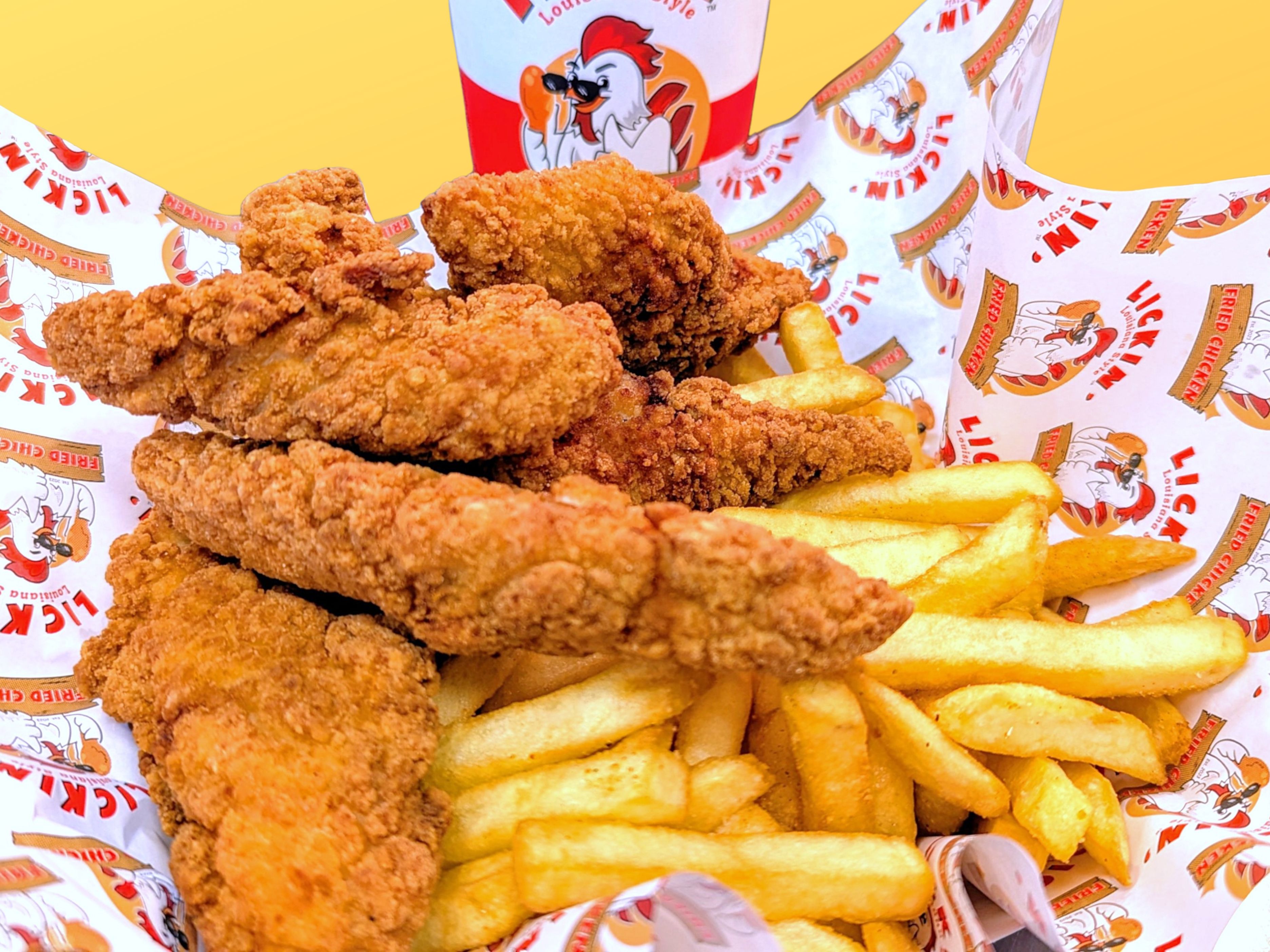 Chkn Strips Combo | Lickin'Fried Chicken